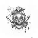 barista tattoo design idea