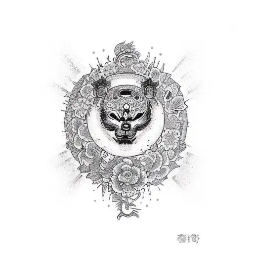 the heart of reality is joy tattoo design idea