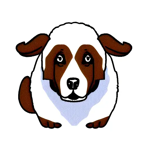 Labrador de pelos louros olhos cor de ambar tattoo design idea