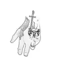 golden eagle  tattoo design idea