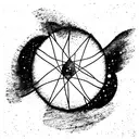 supernova tattoo design idea