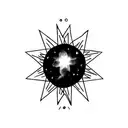 supernova tattoo design idea
