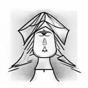 lonely traveller  tattoo design idea