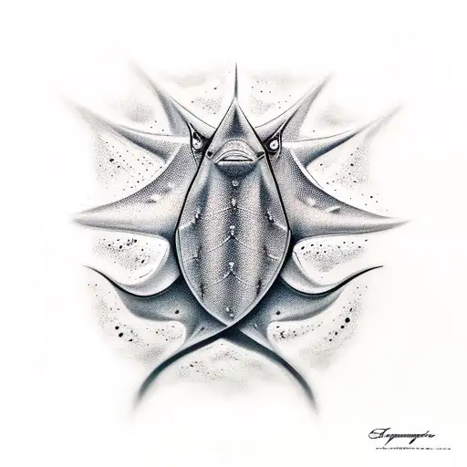 stingray  tattoo design idea