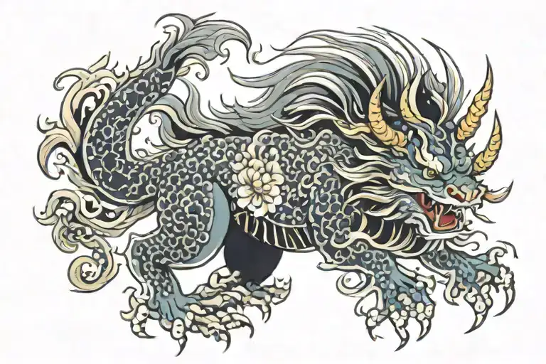 kirin tattoo design idea