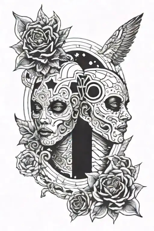 gay nigers from distant space tattoo design idea