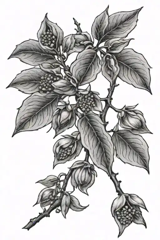 blackthorn tattoo design idea