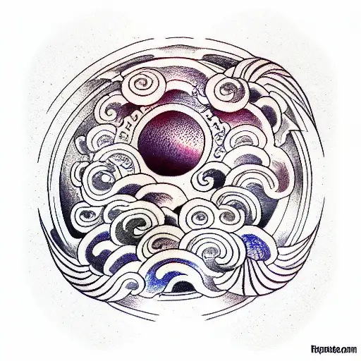 Planet Earth tattoo design idea