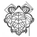 Turtle tattoo design idea