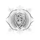 barbed wire seperates us tattoo design idea