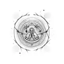 barbed wire seperates us tattoo design idea