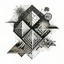 “the journey is the destination” tattoo design idea