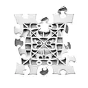 puzzle piece tattoo design idea