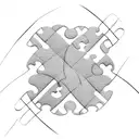 puzzle piece tattoo design idea