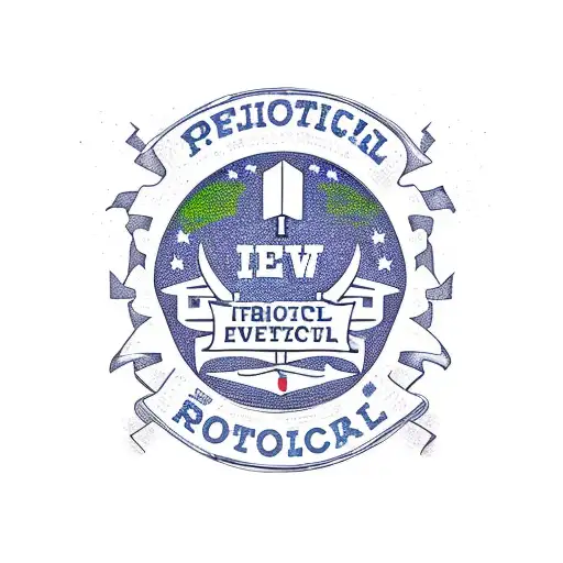 A vibrant political scene with protesters and activists tattoo design idea