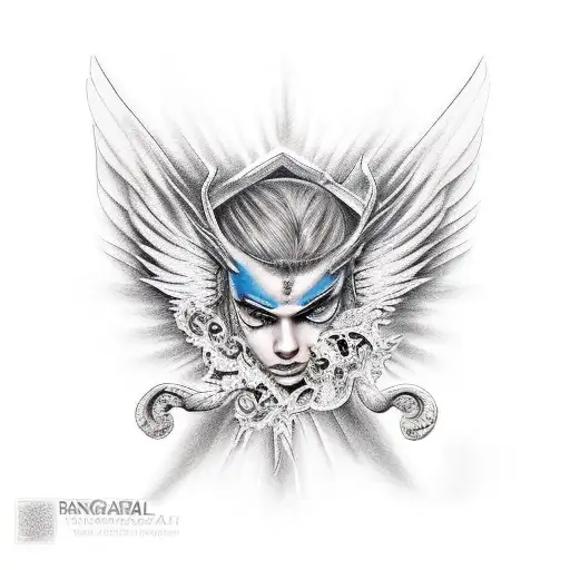 fallen angel tattoo tattoo design idea