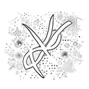 firefly with  alphabet "a, V, s" tattoo design idea