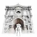 paris, pisa,florence,rome,barcelona,intricate, highly detailed, 8k,tattoo tattoo design idea