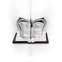 A realistic tattoo of an open Bible with rays of light shining out from its pages, symbolizing the client's devotion to the Bible and their faith tattoo design idea