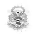 dawn patrol tattoo design idea