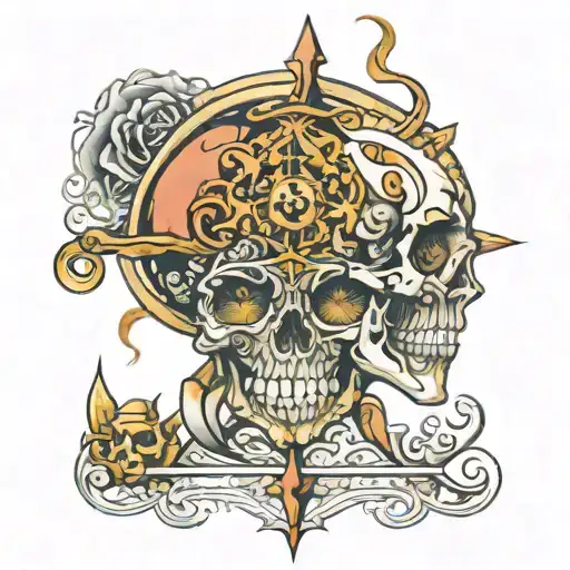 20 4 7 deadly sins tattoo design idea