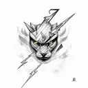 Lightning Bolt tattoo design idea