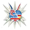barbados trident tattoo design idea