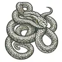 gadsden snake breaking free from chains tattoo design idea