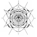 sacred geometry  tattoo design idea