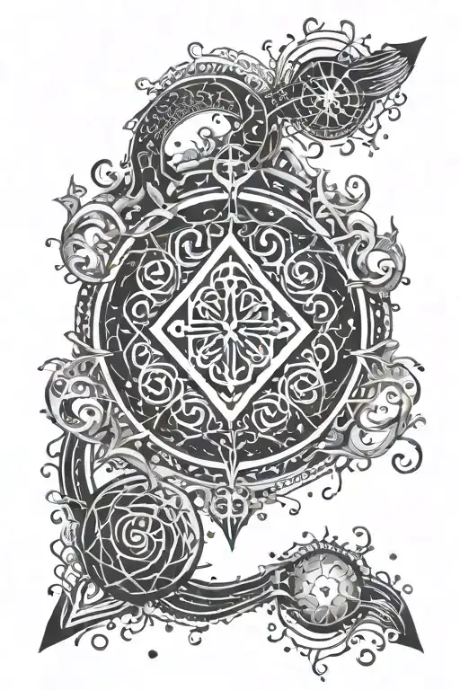 sigil let go tattoo design idea