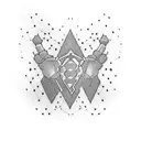 honeycomb arm sleeve tattoo design idea