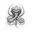 hydra, 3 head hydra, Lernaean Hydra, alpha legion banner tattoo design idea