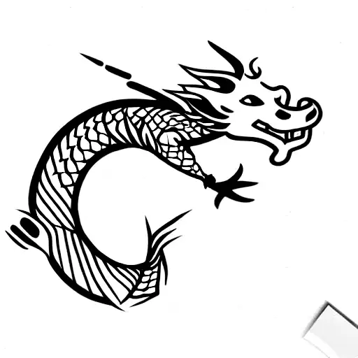 Dragon viking full arm tattoo design idea