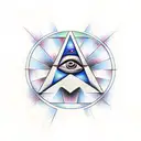 illuminati tattoo design idea