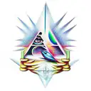 illuminati tattoo design idea