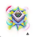 illuminati tattoo design idea