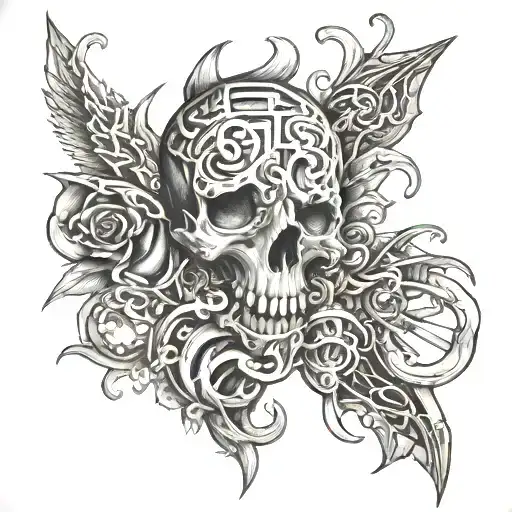 roultee risk teaker tattoo design idea