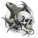 risk taker tattoo design idea