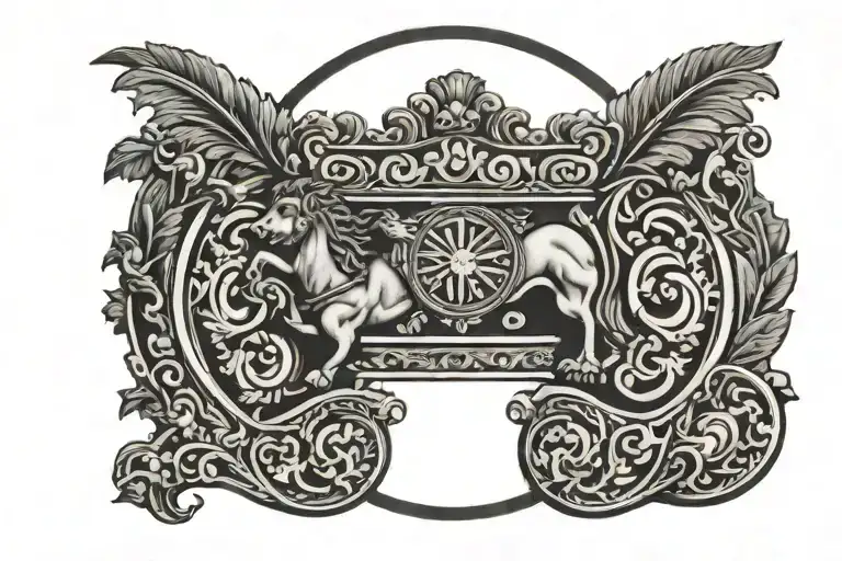 SPQR ROMAN tattoo design idea