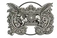 SPQR ROMAN tattoo design idea