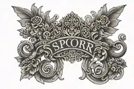 SPQR ROMAN tattoo design idea