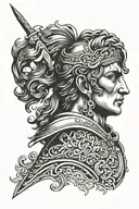 Alexander the Great tattoo design idea