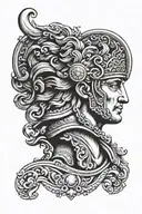 Alexander the Great tattoo design idea
