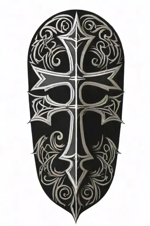 German iron cross  tattoo design idea