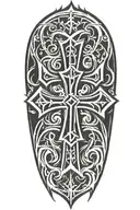 German iron cross  tattoo design idea