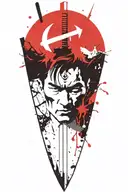 Conan sword tattoo design idea