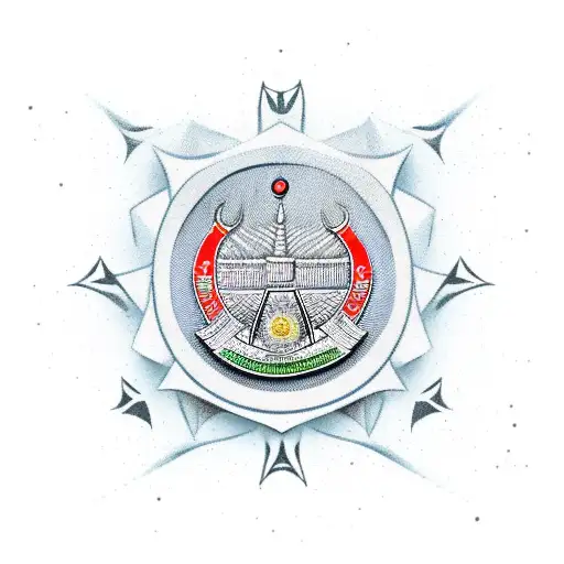 sacrifice badge of Indian army  tattoo design idea