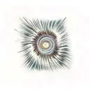 helix nebula horizontally tattoo design idea