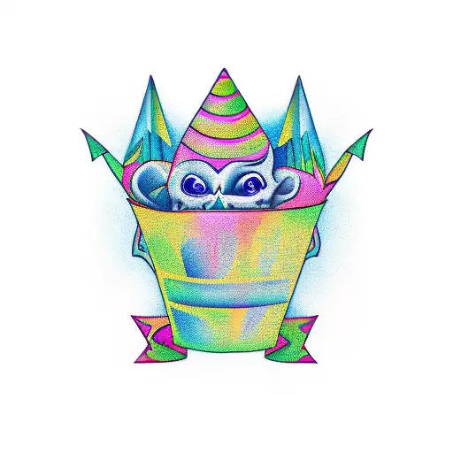 The devil's box tattoo design idea