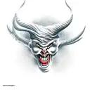 The devil's box tattoo design idea